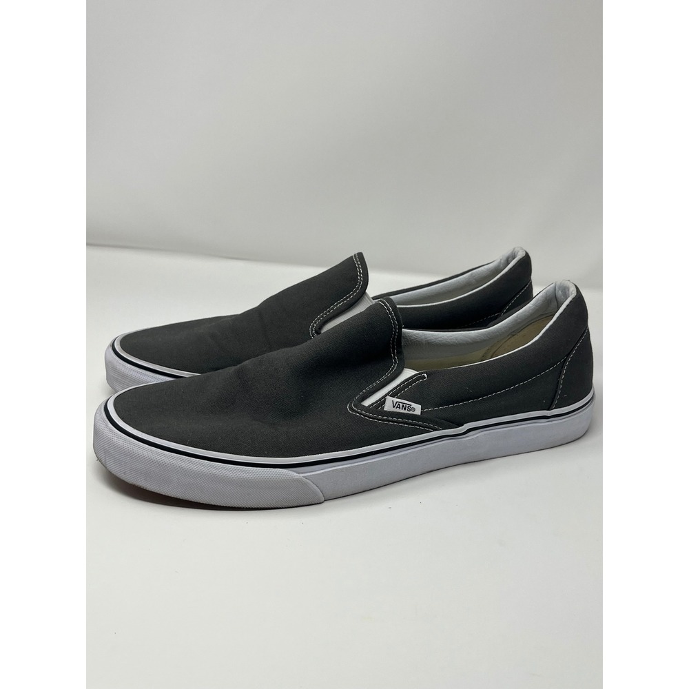 Vans Classic Off The Wall Slip-On Sneaker Men 13 Charcoal Grey Skateboard 
Comfy